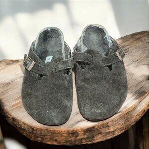 Birkenstock Boston Shearling Suede Leather Mocha US 4/EU 35